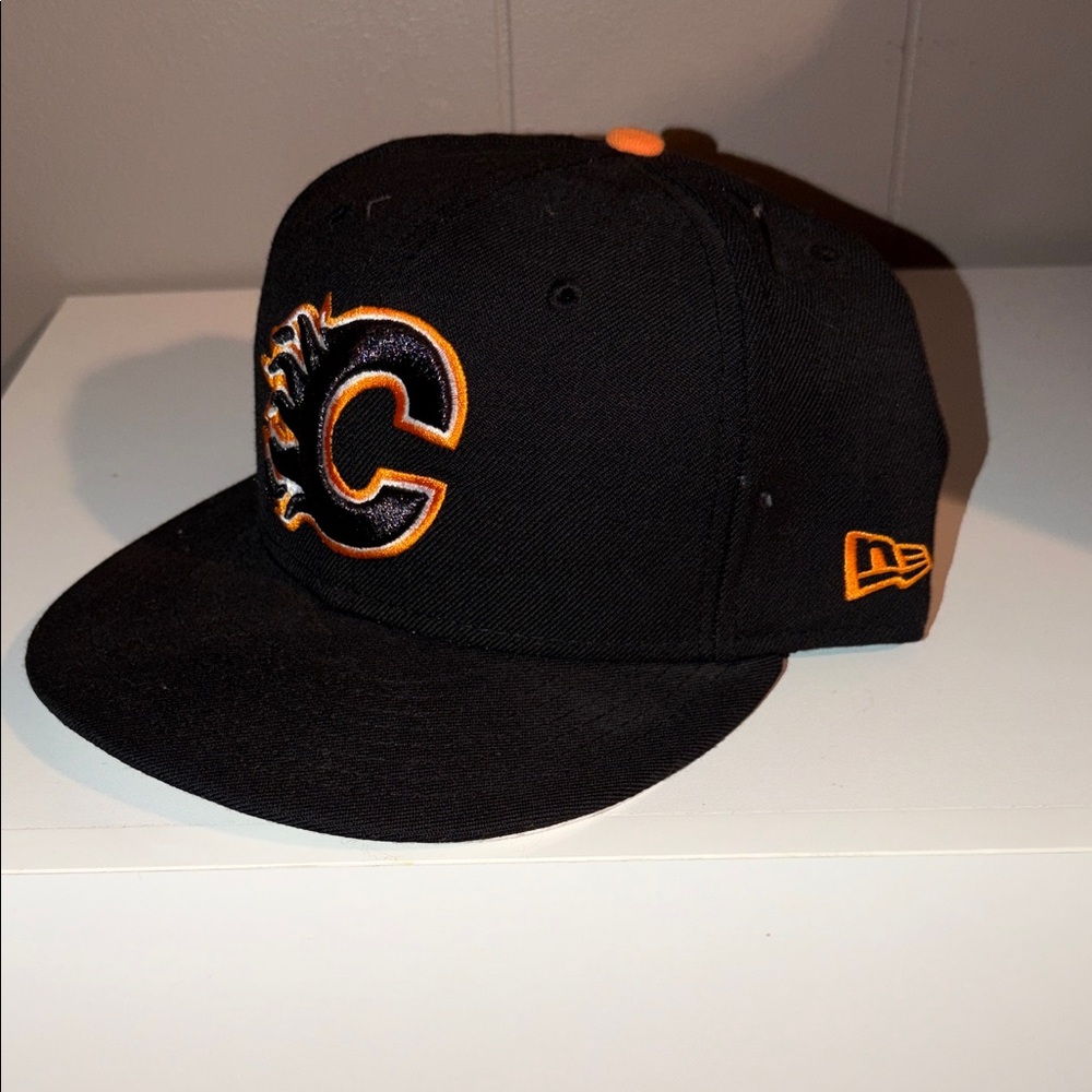 New Era Black and Orange Hat